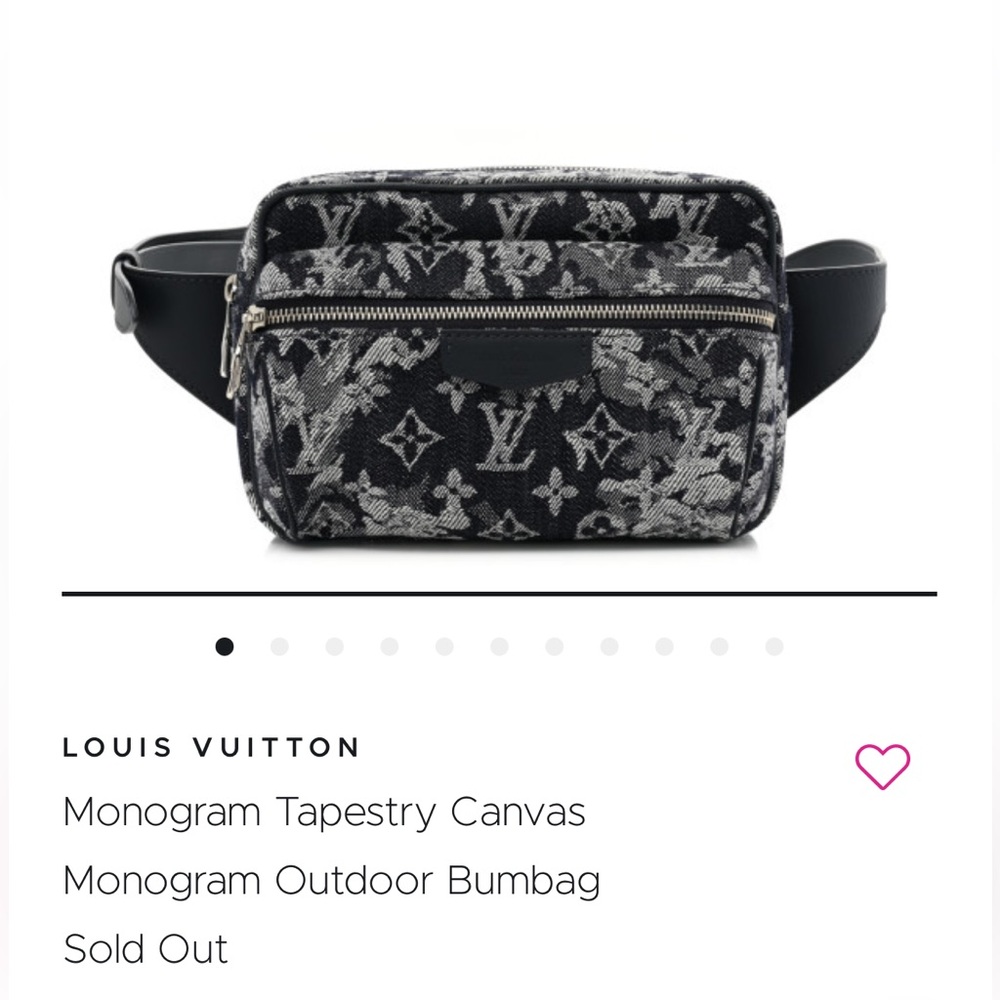 🌟 SOLD 🌟 NWT Louis Vuitton Monogram Tapestry Outdoor Bumbag - Picture 11 of 12